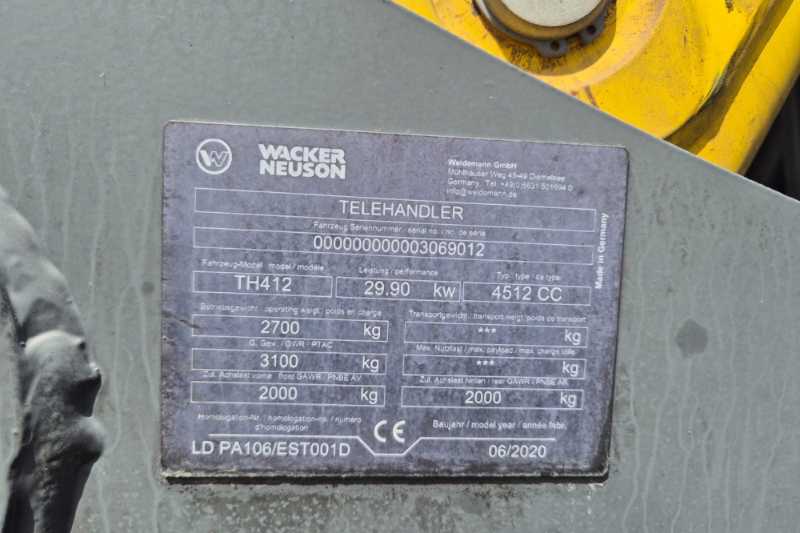 OmecoHub - Immagine WACKER NEUSON TH412